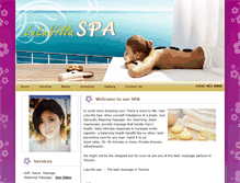 Tablet Screenshot of luluvillaspa.com